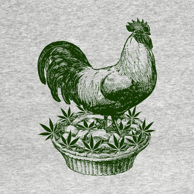 Chicken Pot Pie | Marijuana Cannabis Funny Pi Weed 420 by bigraydesigns